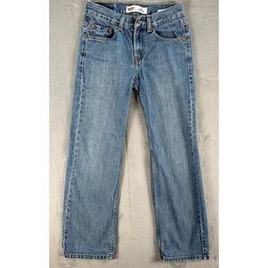Levis 550 Relaxed Slim Blue Denim Jeans 12 Slim W24 X L26